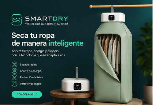 Secador Inteligente Portátil + Perchas de regalo+ Perfumina de regalo paga 1 lleva 3 productos SmartDry™